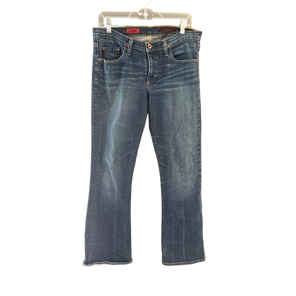 AG Adriano Goldschmied The Angel Bootcut Jeans Blue Medium Wash Womens 31 Reg